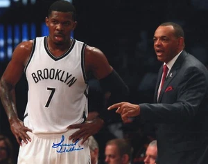 LIONEL HOLLINS NBA Brooklyn Nets foto autografata firmata 8x10 - Foto 1 di 1