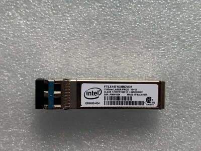 Genuine Intel E10GSFPLR  FTLX1471D3BCVI31 Ethernet SFP+ LR,Support X520 X710 - Image 1 of 4
