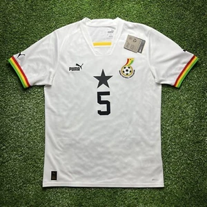 2022 Ghana Partey Jersey Shirt Kit White Home Puma Home World Cup Medium M - Picture 1 of 13
