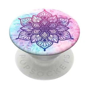 Popsockets Grip with Swappable Top for Cell Phones PopGrip - Rainbow Nirvana - Picture 1 of 5