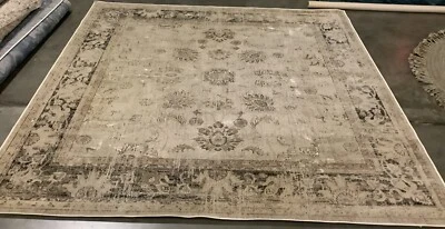 STONE 8'-0" x 8'-0" Stained Rug, Reduced Price 1172669657 VTG117-440-8SQ - Image 1 of 3