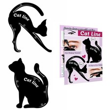 Eyeshadow Eyeliner Stencil Set Makeup Guide Quick Smoky Cat Eye Liner Tools UK