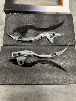 Suzuki Hayabusa Levers SUZUKI Hayabusa (99-14) TL Brake/Clutch Chrome Blade Set - Image 1 of 3