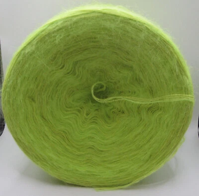MARKENLOS Lace Farbverlauf Bobbel Mohairmix Hopfen ( Grundpreis 1kg 70 Euro )