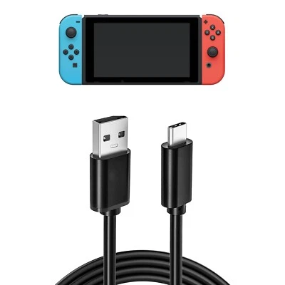 NINTENDO SWITCH E SWITCH LITE CAVO USB DATI 1M RICARICA CARICA ALIMENTATORE