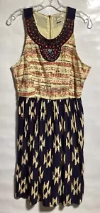 Ärmelloses Baumwollkleid im Boho-Stil der Marke Lucky für Damen Größe Large - Bild 1 von 4