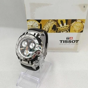 TISSOT T-Race T472 Cronógrafo Cuarzo Esfera Negra Caja Acero Inoxidable Goma - Imagen 1 de 17