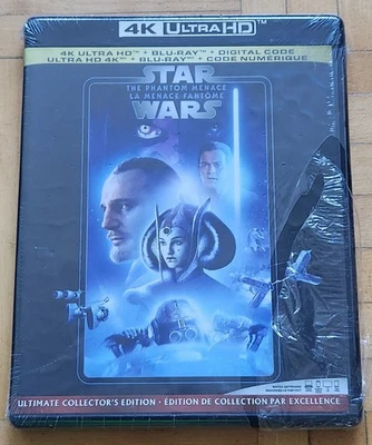 Star Wars La Amenaza Fantasma Coleccionista (4K Ultra HD + Blu-ray) *NUEVO SELLADO* Foto 1 de 4