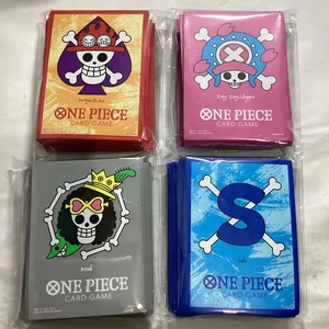 One Piece Official Limited Card Sleeve 4 Types Set 70 Sleeves Japanese NEW - Picture 1 of 1