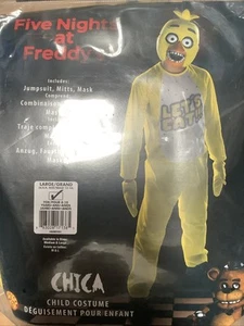 Chica Chick Five Nights Freddy's Video Game Fancy Dress Halloween Child Costume - Picture 1 of 1