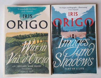 Iris Origo Lot War In Val D'Orcia & Images And Shadows Pushkin Press Paperback  - Image 1 of 4