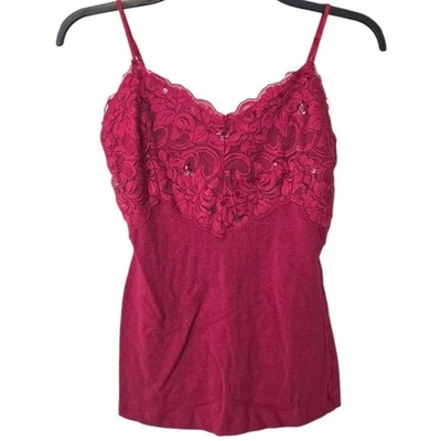 Camisola de encaje rosa sombra de ojos talla pequeña Foto 1 de 4