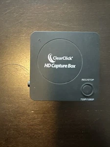 ClearClick HD Capture Box Video Gaming Devices & HDMI Sources 1080p/720p TESTED - Afbeelding 1 van 5