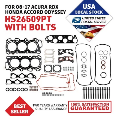 Juego de pernos de junta de cabeza completa MLS para Honda Crosstour J35A7 J35Z 2012-2015 Foto 1 de 4