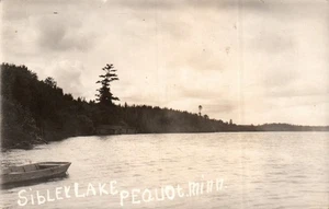POSTAL RPPC VISTA DEL LAGO SIBLEY PEQUOT MINNESOTA - Imagen 1 de 2