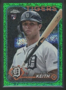Actualización cromada Topps 2024 Colt Keith #USC8 variación Green Speckle/99 Tigers - Imagen 1 de 2