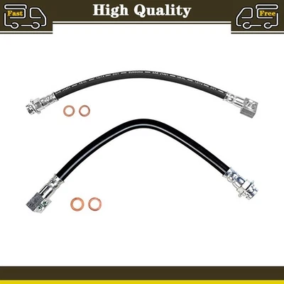 2 Rear Brake Hose Brake Line Fits Buick Reatta 3.8L Buick Riviera 3.8L - Image 1 of 4