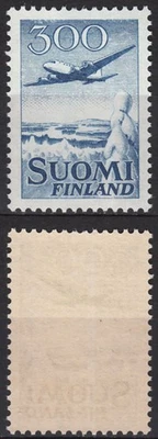 Douglas DC-6 Avión Avión Avión C4 Finnair Finlandia Como Nuevo MNH Sello 1958 Foto 1 de 3
