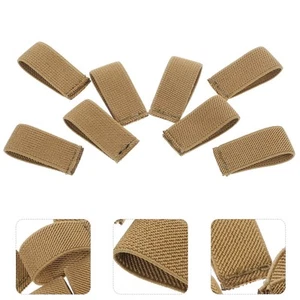 8 Pcs Belt Anchor Elastic Keepers Strap Organizers Loops - Picture 1 of 12