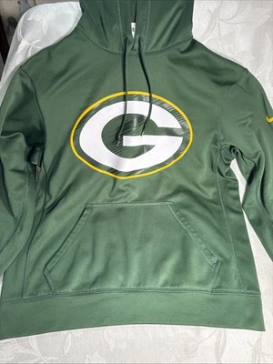 NFL Green Bay Packers Sudadera con Capucha Verde Amarillo Grande G Equipo NFL Ropa Talla M Foto 1 de 4