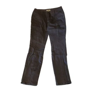 Just Jeans Women's Size 9 Grey Cargo Pants, Low Rise, Tapered Leg, Zip Ankle - Bild 1 von 12