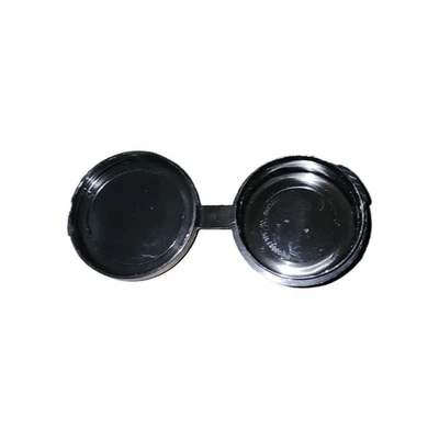 Lot of 100 New Black .25oz Clamshell Containers For Seeds, Beads, & Samples! - Image 1 of 4