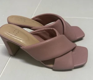 A New Day Pink Casual Block Heel Sandals womens size 7 - Picture 1 of 6
