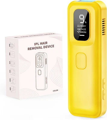 Epilierer Licht Gepulster Laser Ipl Epilation 999.900 Flash Effekt Eissilber - Bild 1 von 4