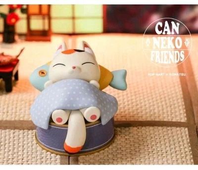 POP MART x Konatsu Can Neko Friends Series REST 🐱😴 PVC Figure NEW - Image 1 of 4