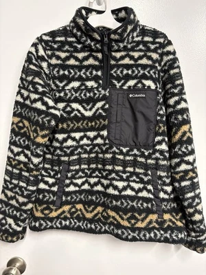 Women’s Columbia Fleece West Blend 1/4 Zip Pullover Size Medium - Imagem 1 de 4