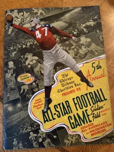Fünftes jährliches All-Star College Football Spiel All-Stars gegen die Redskins 1938 - Bild 1 von 1