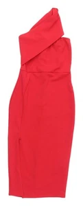 Missguided Women's Red Bodycon Knee Length Dress - Picture 1 of 12