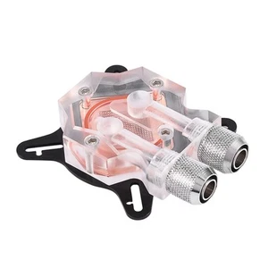 Computer Gpu Cooling Water Block Cooler Kit Red Copper Base For Graphics Pro ND - Afbeelding 1 van 8