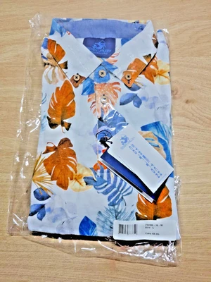 Eden Valley Modern Fit Short Sleeve Stretch Stretch Cotton Men Shirt Size XL - Image 1 of 4