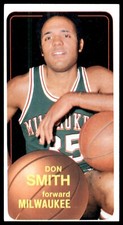 1970-71 Topps Basketball Don Smith (B) Milwaukee Bucks #39