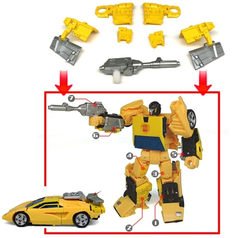 New 3D DIY So cool Weapon Filler Tail Upgrade Kit For Earthrise Sunstreaker Cover