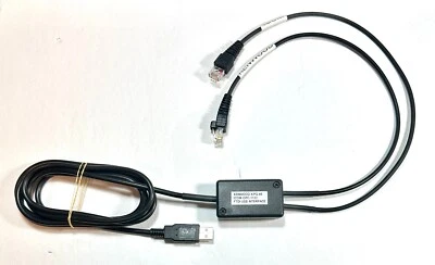 USB Dual Programming Cable Kenwood KPG-46 + ICOM OPC-1122  FTDI TK7360 IC-F5023H - Image 1 of 3