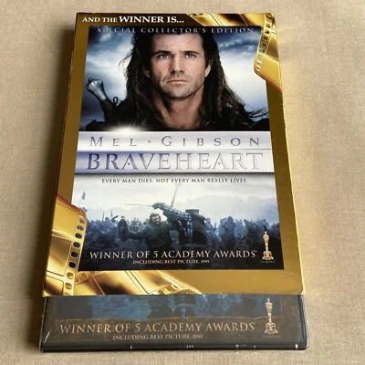 Braveheart (DVD Special Collector's Ed 1995) W/ Slipcover War Mel Gibson NEW - Image 1 of 4