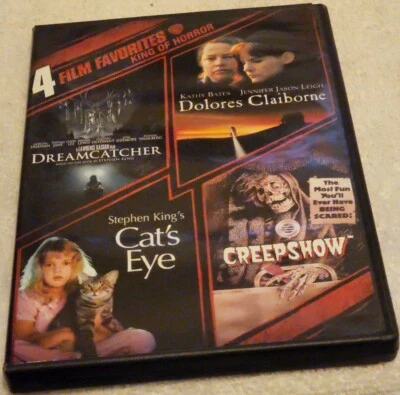 4 Film Favorites King Of Horror DVD Cat's Eye , Dreamcatcher, Creepshow - Image 1 of 2