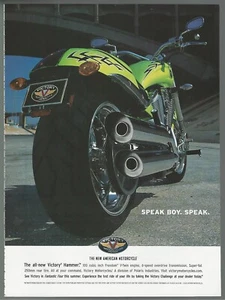 2005 VICTORY HAMMER motorcycle advertisement, Freedom V-twin, print ad - Bild 1 von 3