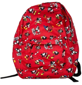 Disney Mickey Mouse Through the Years Backpack Red NEW - Picture 1 of 7