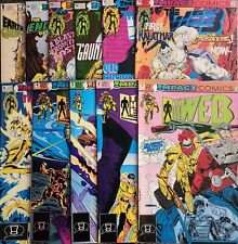THE WEB Issues 1-4 8-14 Annual #1 Impact Comics 1991 Key 1st Kalathar Crusaders