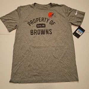 NWT Cleveland Browns NFL Nike Dri-Fit Men's Gray T-Shirt Medium New With Tags - Picture 1 of 8