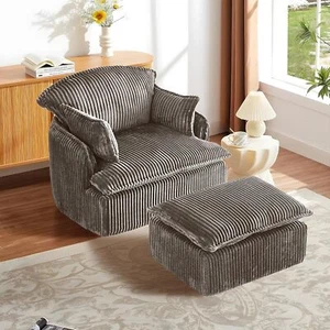Lazy Sofa Chaise Lounge Chesterfield Sofa Recamier Armchair Floor Sofa Nap Couch - Picture 1 of 21