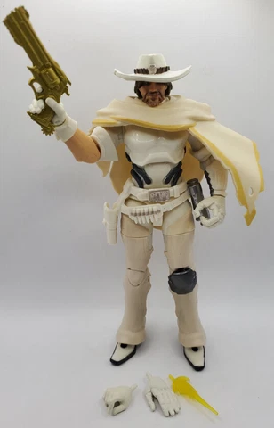 Blizzard Overwatch Ultimates Series MCCREE (White Hat) 6" Action Figure Cover