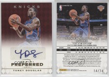 2011-12 Panini Preferred /74 Toney Douglas #94 Auto