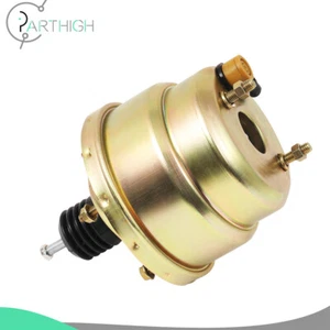 7" Power Brake Booster Universal For Ford Chevy GM Dual Diaphragm St Rod Zinc - Picture 1 of 8