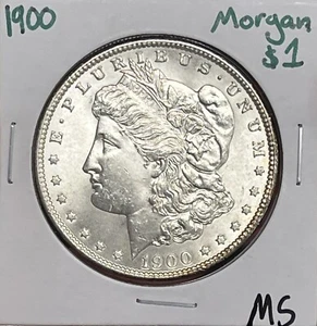 1900 P Morgan Silver Dollar MS ( RAW2064 ) - Picture 1 of 4