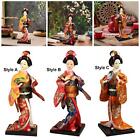 Ethnic Japanese Geisha Dolls 9 inch Sculpture for Shelf Bedroom Living Room