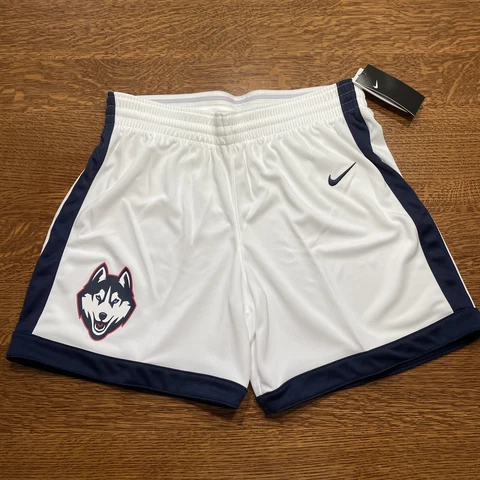 Nike UCONN Huskies Dri-Fit Womens Stock Elite 2 Basketball Short Size M NWT Cover
